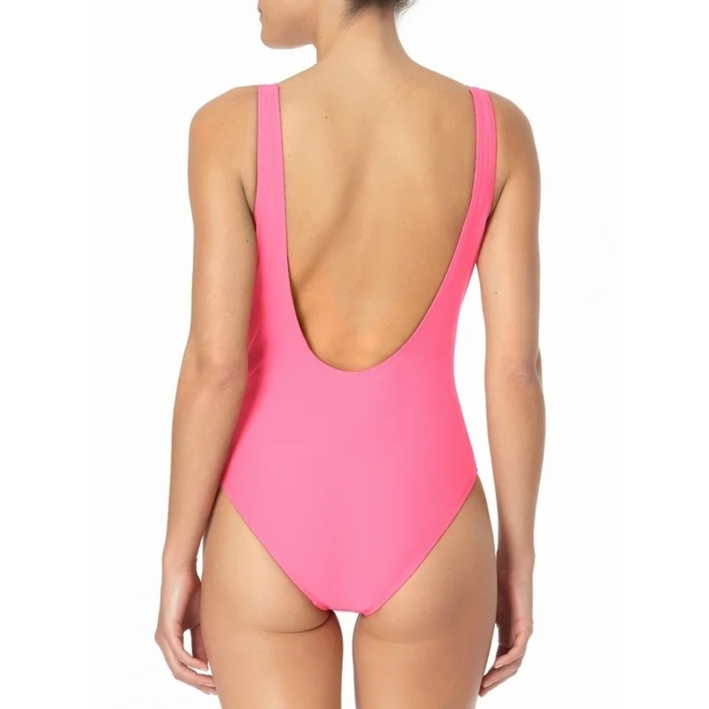 🌸 No Boundaries Junior's Classic One-Piece Swimsuit - Pink Sizzle (Size S, NWT) - Picture 12 of 12